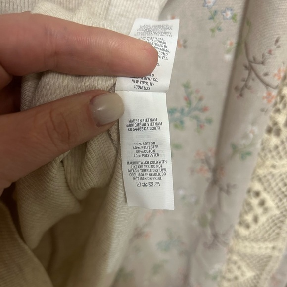 Aerie Tuck It In Tank Top Oatmeal Size Medium - Picture 5 of 5